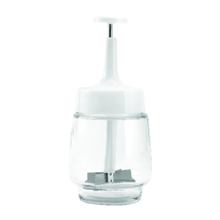 16 Oz White Glass Food Chopper